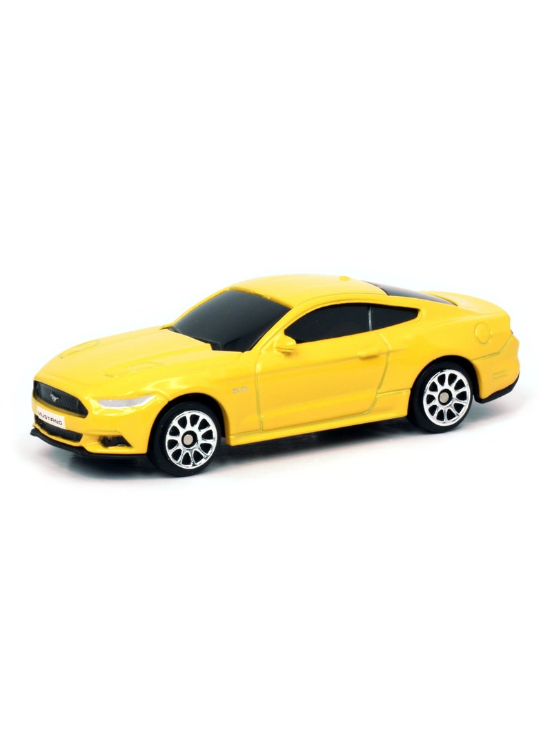 D-Power مجموعة سيارات د-باور 1:64 مصنوعة من المعدن – 5 قطع نماذج قابلة للجمع مرخصة (فورد موستانج 2015، كورفيت غراند سبورت 2017، كامارو 2010، دودج تشالنجر، فورد F-150) - Image 3